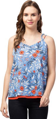 RIHANI FAB Casual Printed Women Light Blue Top