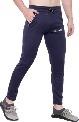 mank D Track Pant For Boys(Blue, Pack of 1)