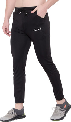 mank D Track Pant For Boys(Black, Pack of 1)