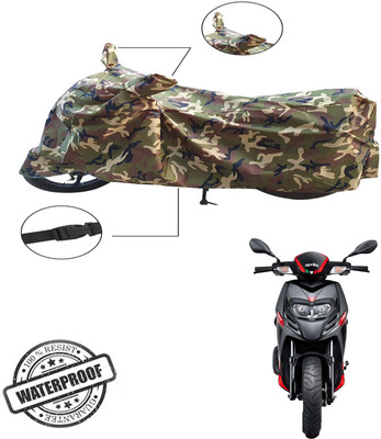 Autoinnovation Two Wheeler Cover for Aprilia(SR 150, Green, Multicolor)
