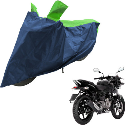 RiderShine Two Wheeler Cover for Bajaj(Pulsar 180 DTS-i, Blue, Green)