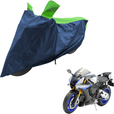 RiderShine Two Wheeler Cover for Yamaha(YZF R1M, Blue, Green)