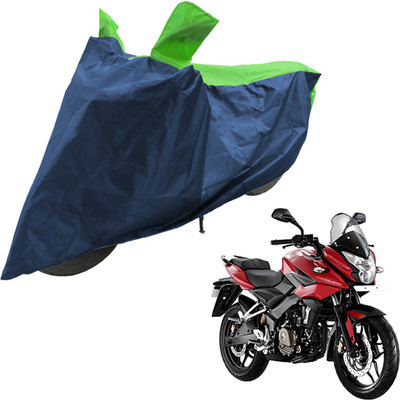 RiderShine Two Wheeler Cover for Bajaj(Pulsar RS 200, Blue, Green)
