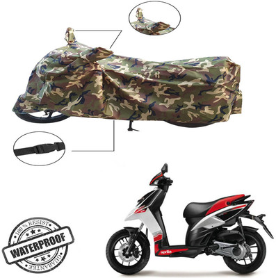 Autoinnovation Two Wheeler Cover for Aprilia(SR 125, Green, Multicolor)