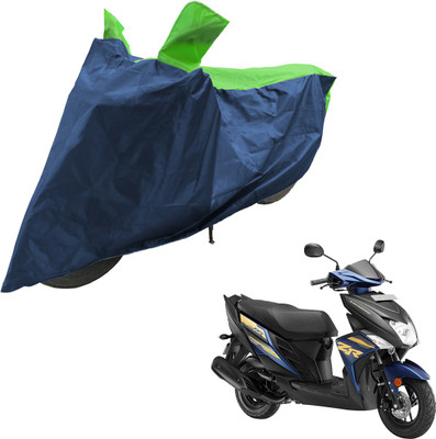 RiderShine Two Wheeler Cover for Yamaha(Cygnus Ray ZR, Blue, Green)
