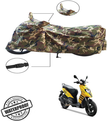Autoinnovation Two Wheeler Cover for Aprilia(Storm 125, Green, Multicolor)