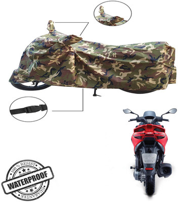 Autoinnovation Two Wheeler Cover for Aprilia(SXR 160, Green, Multicolor)