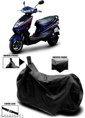 KEDIT Two Wheeler Cover for Okinawa(Ridge Plus, Black)