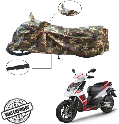 Autoinnovation Two Wheeler Cover for Aprilia(Green, Multicolor)