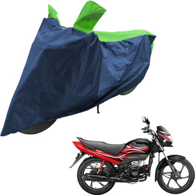 RiderShine Two Wheeler Cover for Hero(Passion Pro i3S, Blue, Green)