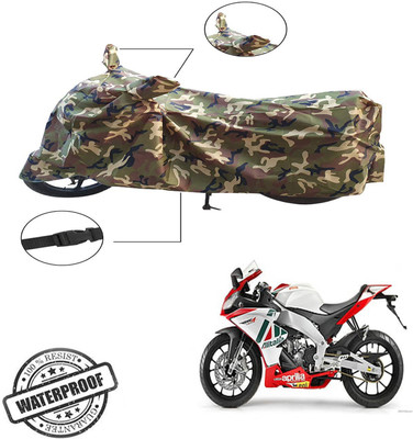 ABS AUTO TREND Two Wheeler Cover for Aprilia(Green, Multicolor)