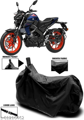 KEDIT Two Wheeler Cover for Yamaha(MT 15 New BS6, Black)
