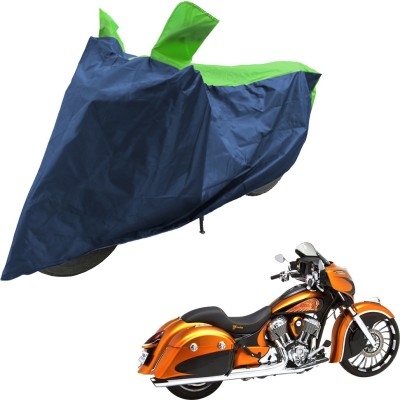 RiderShine Two Wheeler Cover for Indian(Chieftain, Blue, Green)