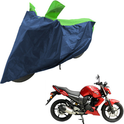RiderShine Two Wheeler Cover for Yamaha(FZ16, Blue, Green)