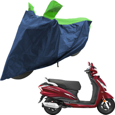 RiderShine Two Wheeler Cover for Hero(Destini 125, Blue, Green)