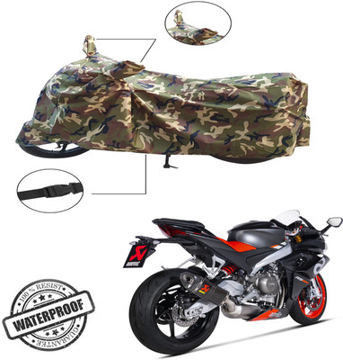 Autoinnovation Two Wheeler Cover for Aprilia(RS 660, Green, Multicolor)