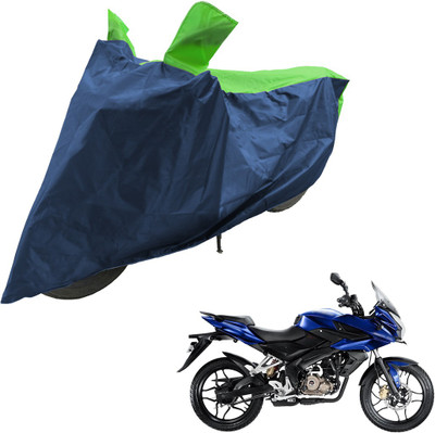 RiderShine Two Wheeler Cover for Bajaj(Pulsar AS 150, Blue, Green)