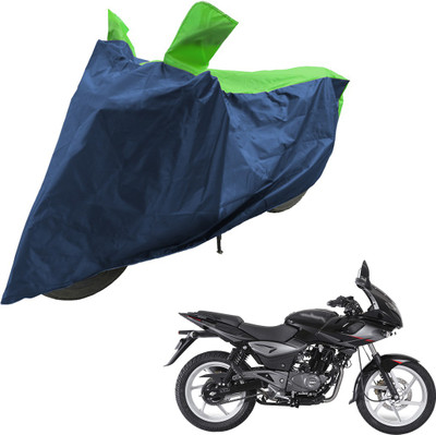 RiderShine Two Wheeler Cover for Bajaj(Pulsar 220 DTS-i, Blue, Green)