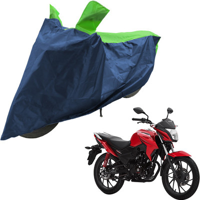 RiderShine Two Wheeler Cover for Honda(CB Twister, Blue, Green)