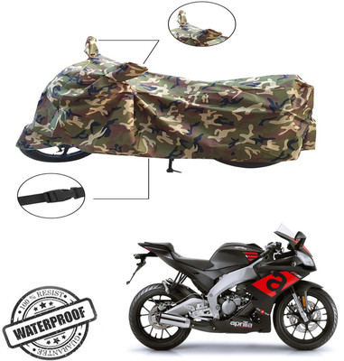 Autoinnovation Two Wheeler Cover for Aprilia(Green, Multicolor)