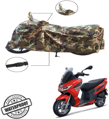 Autoinnovation Two Wheeler Cover for Aprilia(Green, Multicolor)