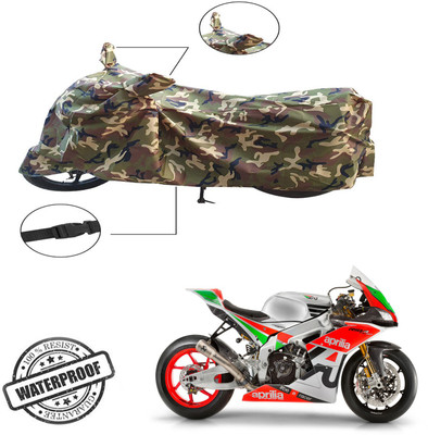 Autoinnovation Two Wheeler Cover for Aprilia(RSV4, Green, Multicolor)