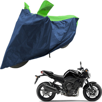 RiderShine Two Wheeler Cover for Yamaha(FZ, Blue, Green)