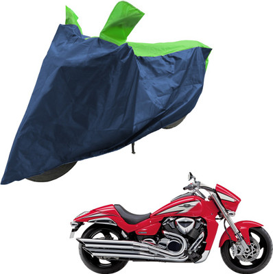 RiderShine Two Wheeler Cover for Suzuki(Intruder M1800R, Blue, Green)