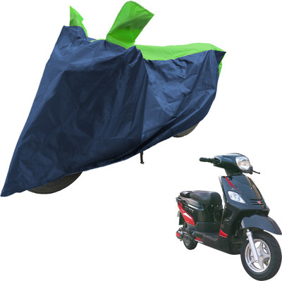 RiderShine Two Wheeler Cover for Hero(Electric NYX, Blue, Green)