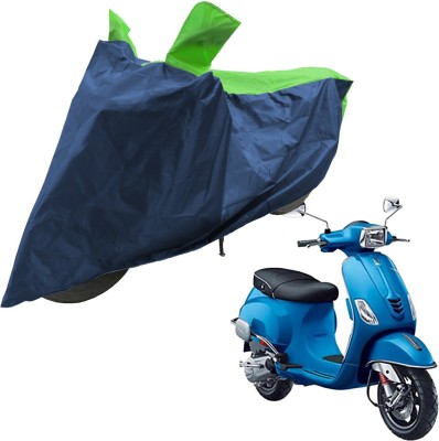 RiderShine Two Wheeler Cover for Piaggio(Vespa SXL 125, Blue, Green)