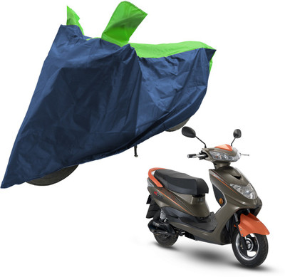 RiderShine Two Wheeler Cover for Okinawa(Ridge Plus, Blue, Green)