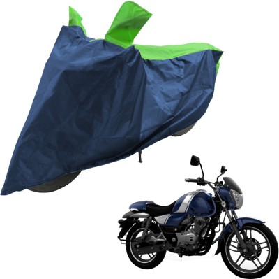 RiderShine Two Wheeler Cover for Bajaj(V12, Blue, Green)