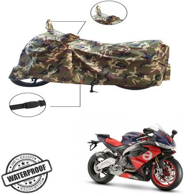 Autoinnovation Two Wheeler Cover for Aprilia(RS 660, Green, Multicolor)