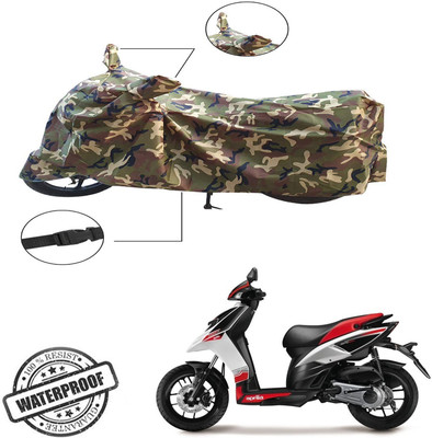 Autoinnovation Two Wheeler Cover for Aprilia(SR 150, Green, Multicolor)