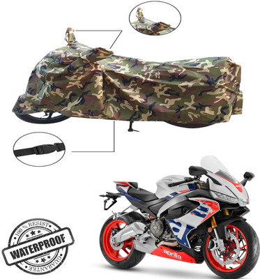 ABS AUTO TREND Two Wheeler Cover for Aprilia(RS 660, Green, Multicolor)