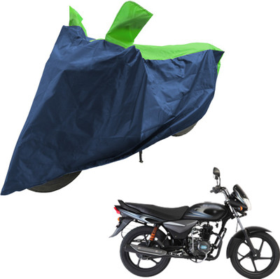 RiderShine Two Wheeler Cover for Bajaj(Platina 100 DTS-i, Blue, Green)