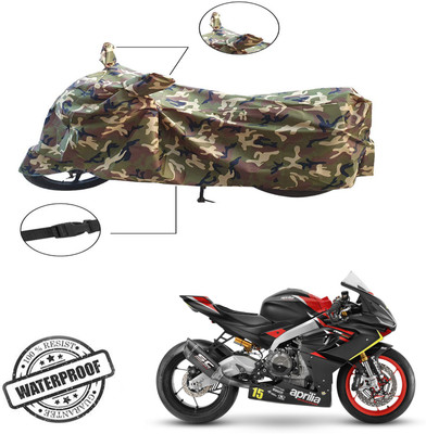 ABS AUTO TREND Two Wheeler Cover for Aprilia(RS 660, Green, Multicolor)