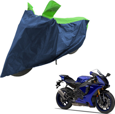 RiderShine Two Wheeler Cover for Yamaha(YZF R1, Blue, Green)