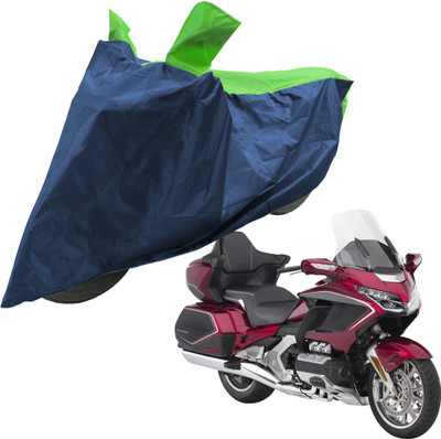 RiderShine Two Wheeler Cover for Honda(Gold Wing GL1800, Blue, Green)