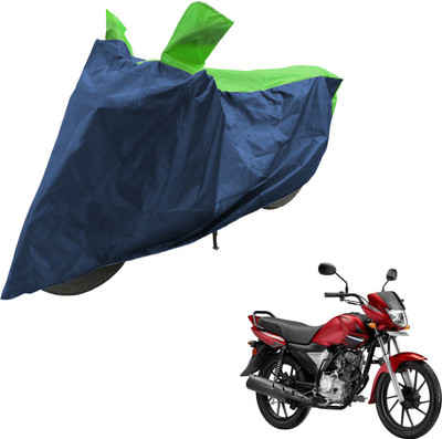 RiderShine Two Wheeler Cover for Yamaha(Saluto RX, Blue, Green)