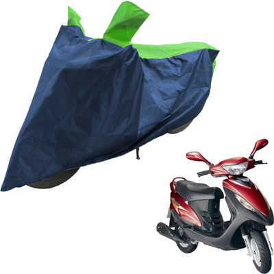 RiderShine Two Wheeler Cover for Kinetic(Nova, Blue, Green)