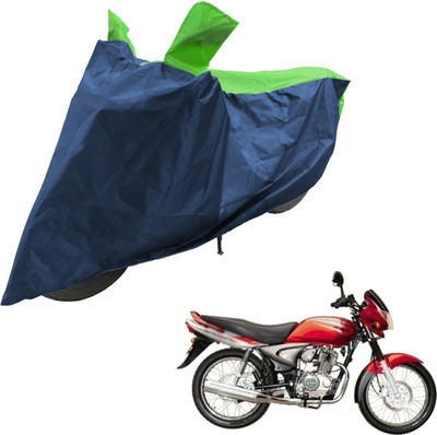 RiderShine Two Wheeler Cover for Bajaj(Wind 125, Blue, Green)