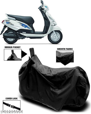 KEDIT Two Wheeler Cover for Suzuki(Swish 125, Black)