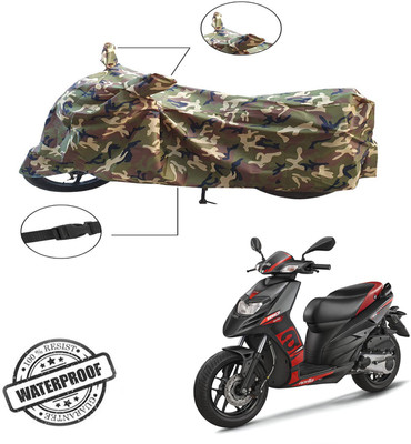 ABS AUTO TREND Two Wheeler Cover for Aprilia(SR 150, Green, Multicolor)