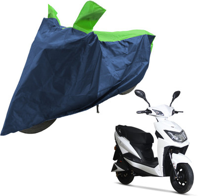 RiderShine Two Wheeler Cover for Techo Electra(Dream Neo, Blue, Green)
