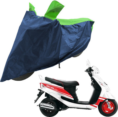 RiderShine Two Wheeler Cover for Mahindra(Rodeo UZO, Blue, Green)