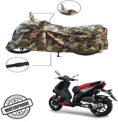 Autoinnovation Two Wheeler Cover for Aprilia(SR 150, Green, Multicolor)
