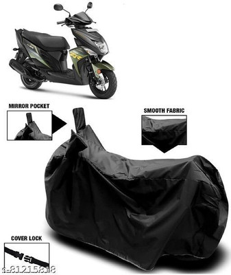 KEDIT Two Wheeler Cover for Yamaha(Cygnus Ray ZR BS6, Black)