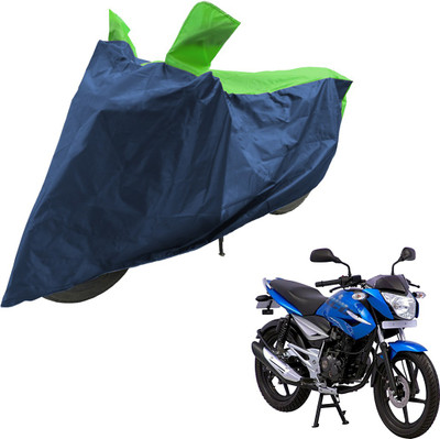 RiderShine Two Wheeler Cover for Bajaj(XCD 125cc, Blue, Green)