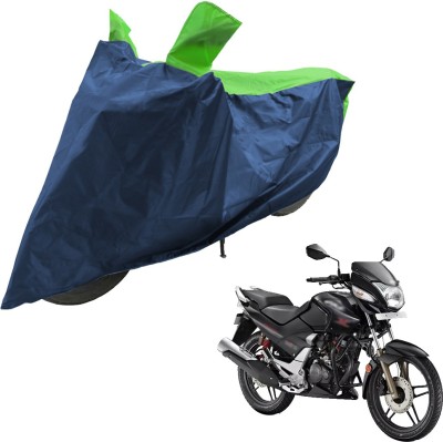 RiderShine Two Wheeler Cover for Hero(CBZ Extreme, Blue, Green)